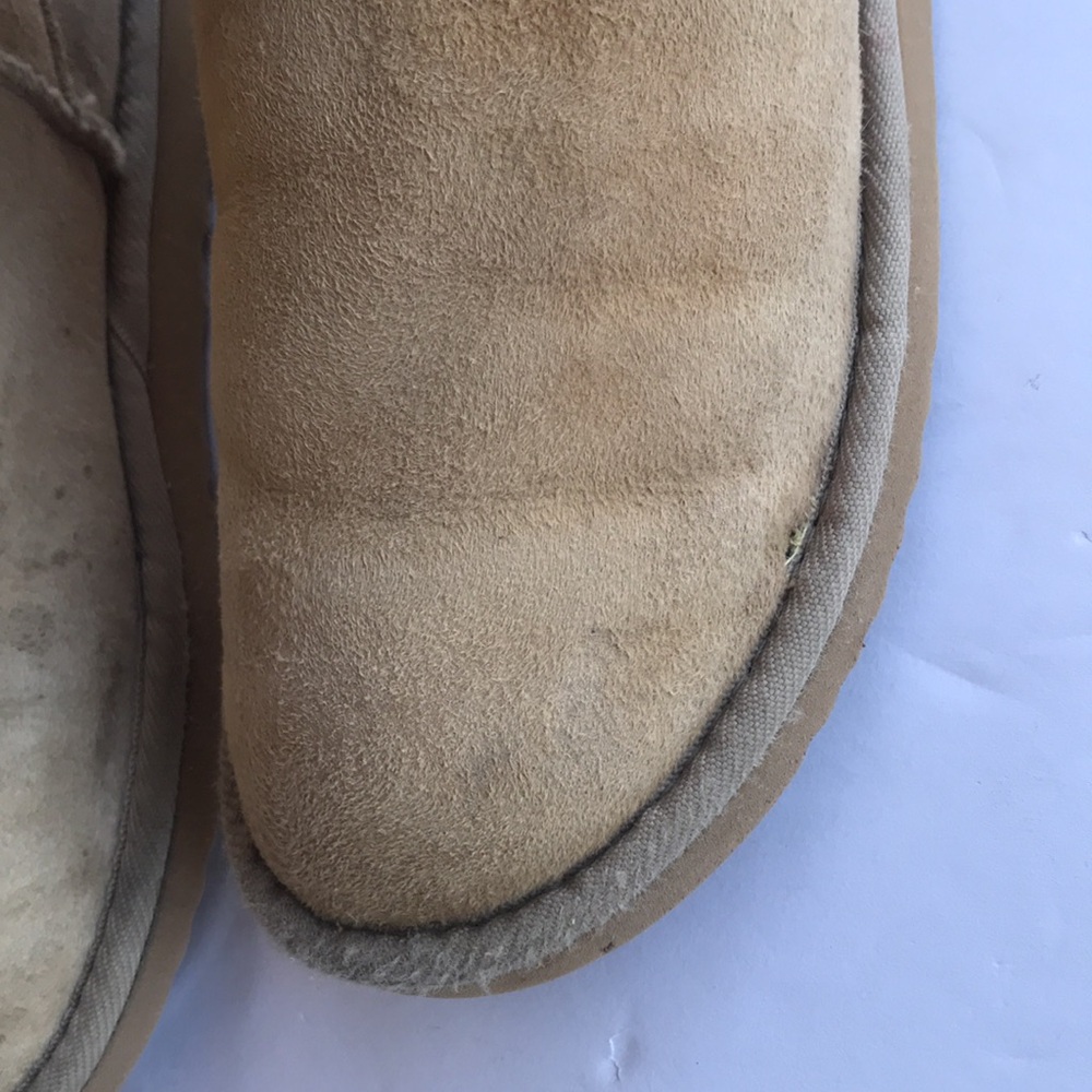 UGG Classic Tall Suede Sherpa Rare Vintage Y2k Sand 6 High Warm Boots Knee Cute - Picture 14 of 17